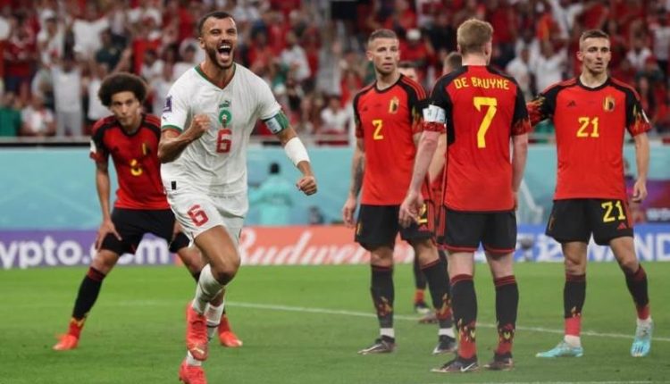 المنتخب المغربي ضد بلجيكا