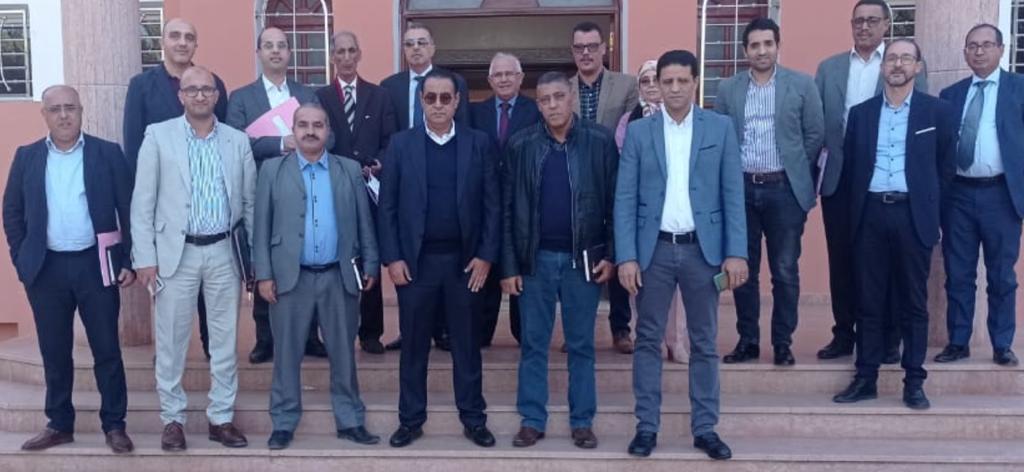 أعضاء غرفة "التجارة والصناعة" في ضيافة عامل اشتوكة آيت باها maghribi.ma